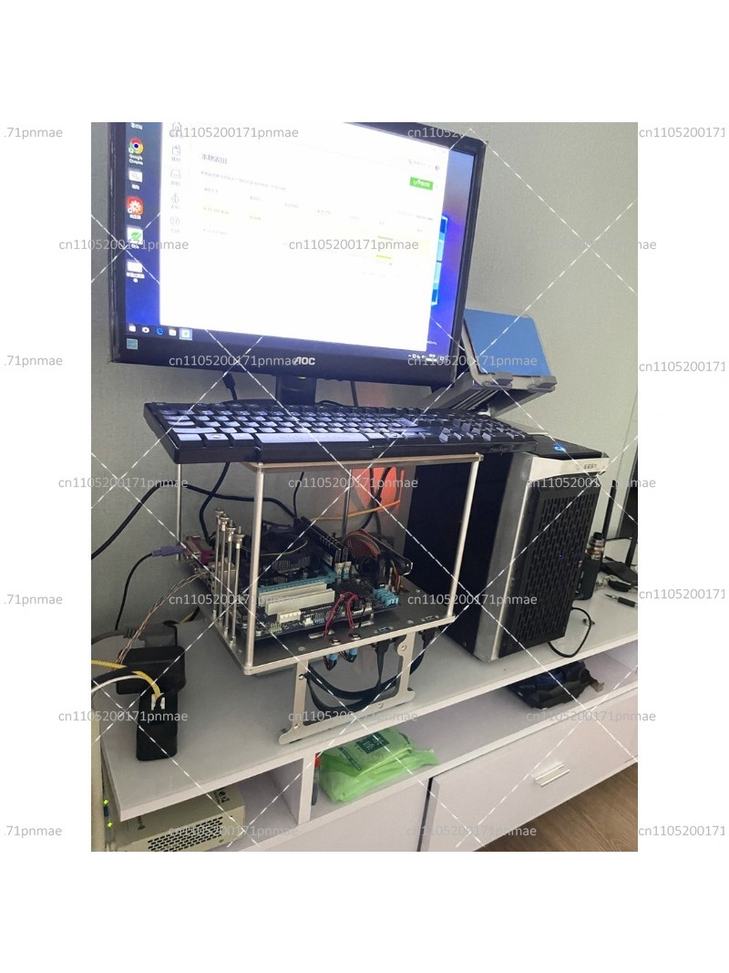 เคสคอมพิวเตอร์อะลูมิเนียมแบบเป - Aluminum Open Frame Test Bench Water Cooling บทวิจารณ์และราคา